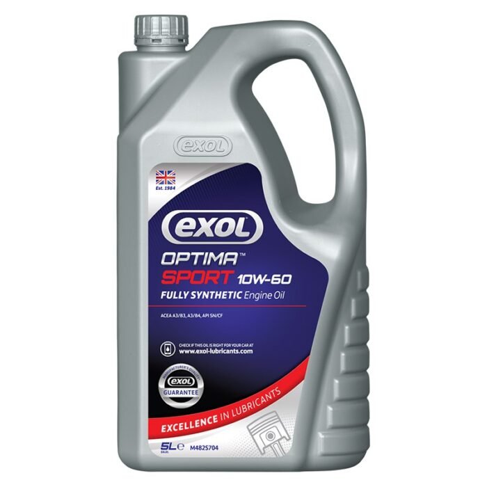 Exol Optima Sport 10W-60 motoreļļa, 5L