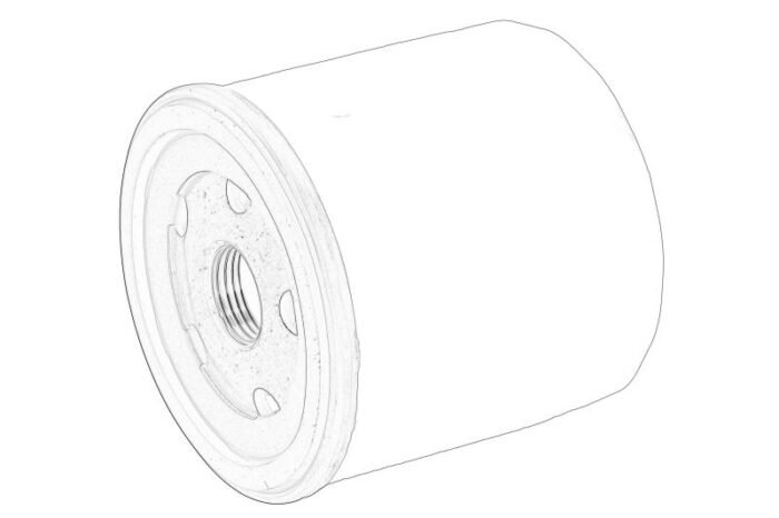 Genuine VAG oil filter 04E 115 561 H